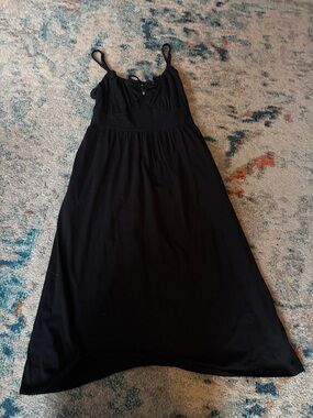 Old Navy Black Spaghetti-Strap Maxi Dress